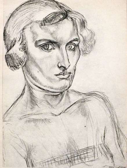 Rare H. Matisse original offset lithograph, 1920