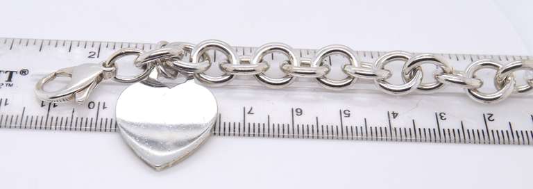 Tiffany & Co Heart Charm Bracelet