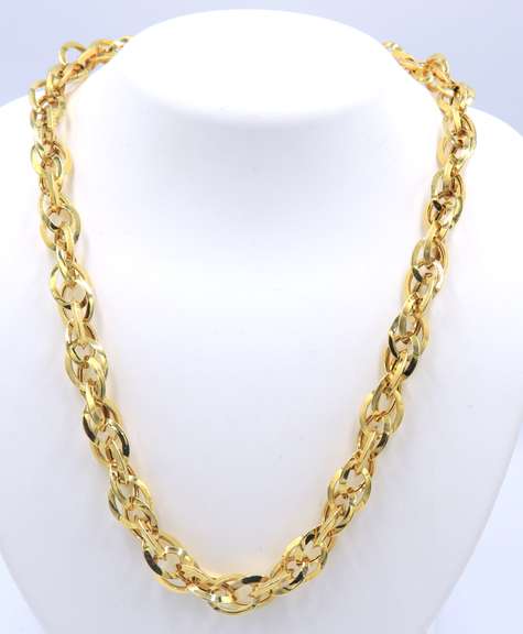 925 Sterling Silver Chain Necklace and Matching Bracelet