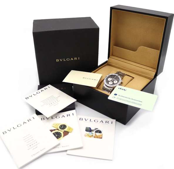Bvlgari Chronograph Automatic, 38mm, Stainless W/ Box & Papers