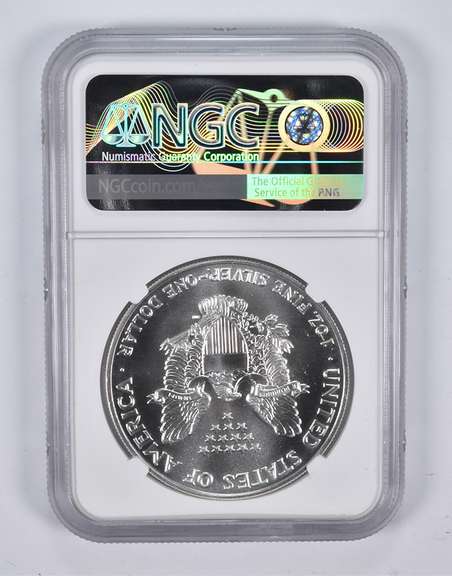 MS70 1992 American Silver Eagle NGC