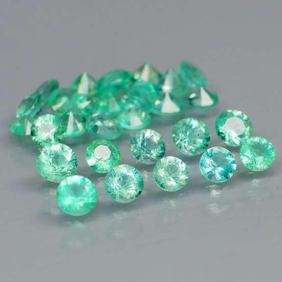Outstanding 2.12ct real Colombian Emerald set