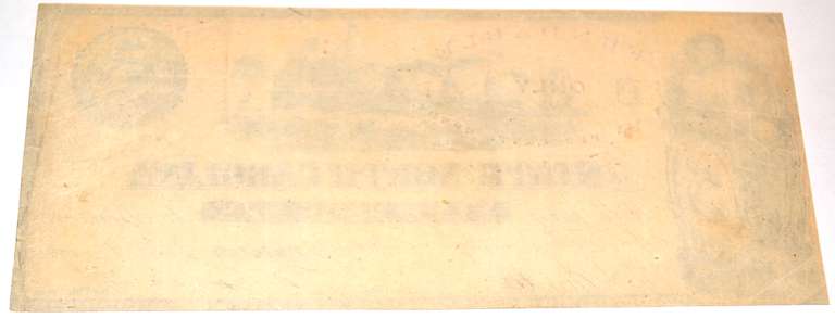 $5 State of North Carolina Raleigh July 1 1862 Note