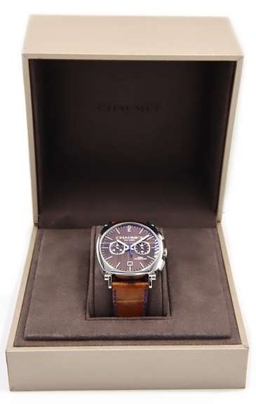 Chaumet Dandy Chronograph, 40mm, Brown Dial W/ Box