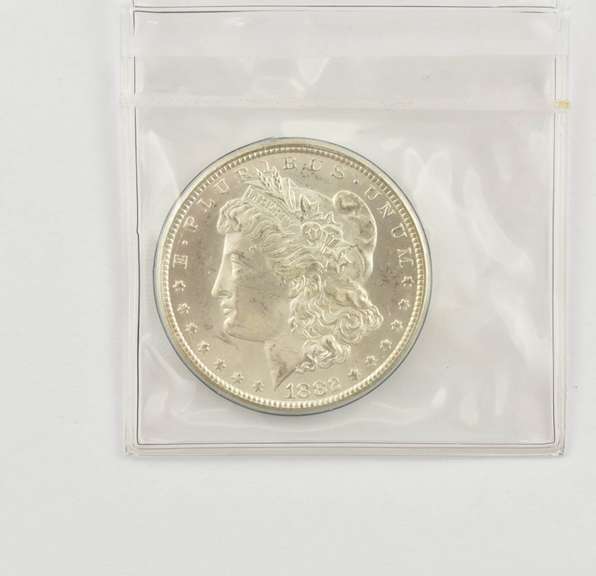 1882-CC Morgan Silver Dollar