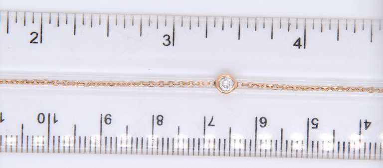 Favorite 18kt Yellow Gold Diamond Bezel Set Bracelet