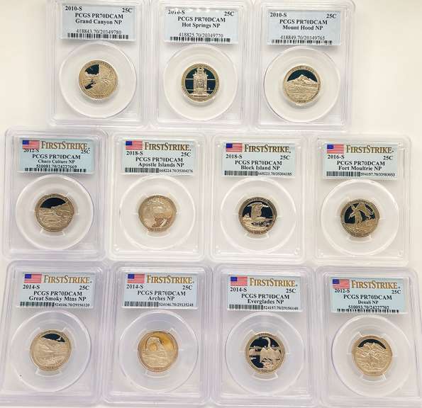Very nice 11 certified quarters