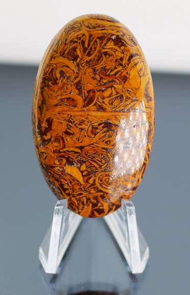 Intricate 62.97ct calligraphers stone Jasper