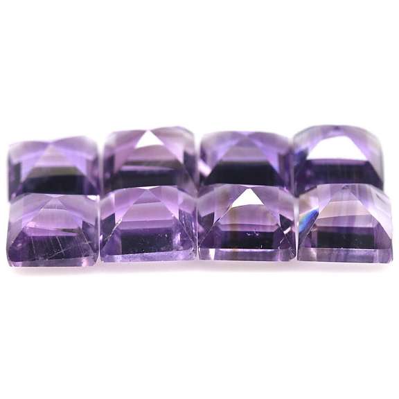 Amazing 13.93ct matched bright purple Amethyst set