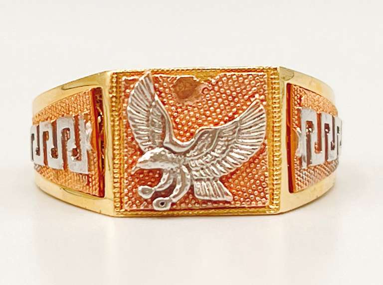 14kt Solid Yellow & Rose Gold Men's Ring