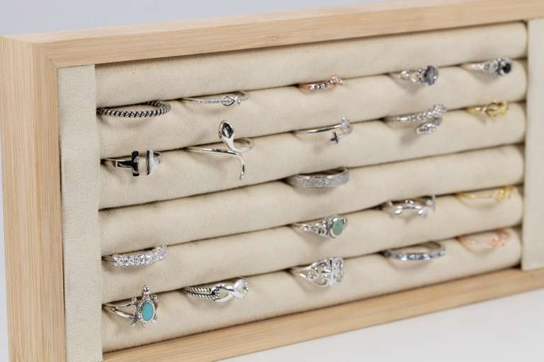 .925 Sterling Silver Curated Ring Set Lot of 20 Rings