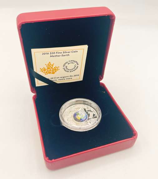 Very nice $20 fine silver999. coin, Mother earth
