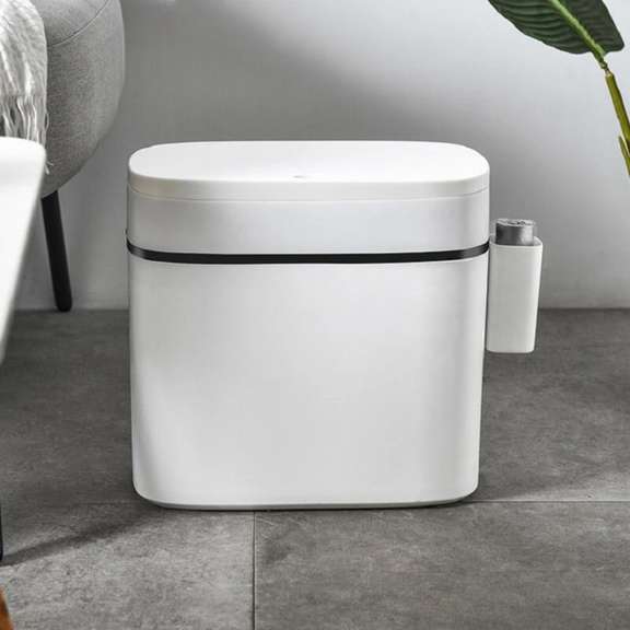 Multifunction Bathroom Trash Can Wastebasket
