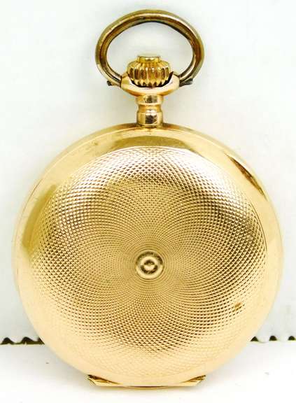 Antique 14K Gold Ladies Pocket Watch, Runs