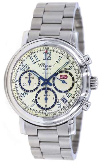 Chopard Mille Miglia Chronograph, 38mm, Stainless Steel