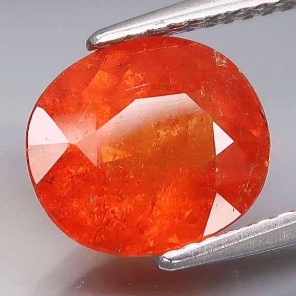 Amazing top mandarin orange 3.33ct Namibian Garnet