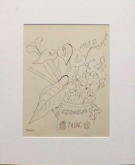 Rare H. Matisse original offset lithograph, 1943
