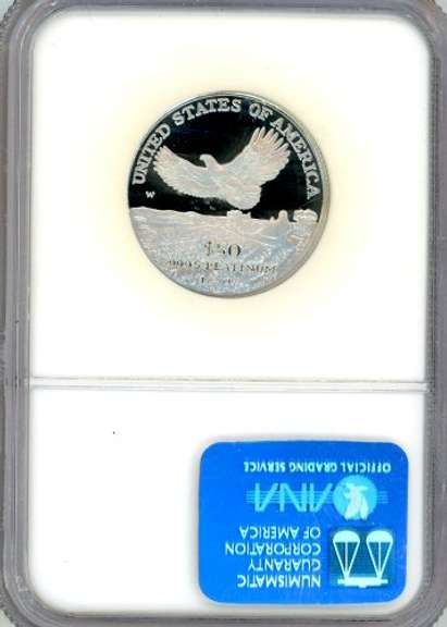 2000-W $50 Proof Platinum Eagle in NGC PF70 Ultra Cameo