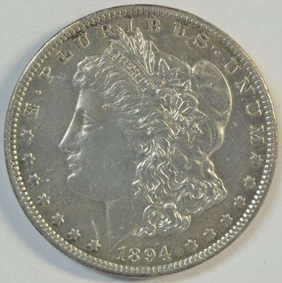 Nearly BU 1894-O Morgan Silver Dollar. Fully struck