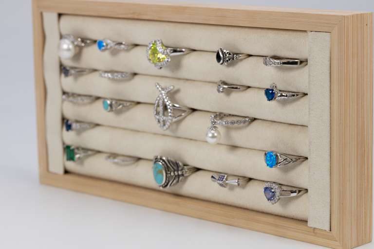 Sterling Silver .925 Ring Lot of 20 RIngs Various Sizes and Styles