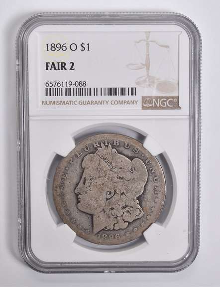FAIR 2 1896-O Morgan Silver Dollar NGC Lowball Low Ball