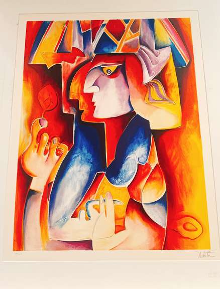 Alexandra Nechita, Very collectable hand signed lithograph