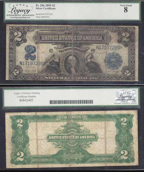 $2 1899 SC "Mini Porthole" Legacy Very Good 8