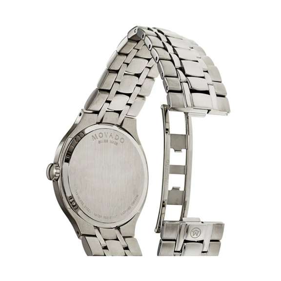 Movado Swiss Blue Dial, New In Box.