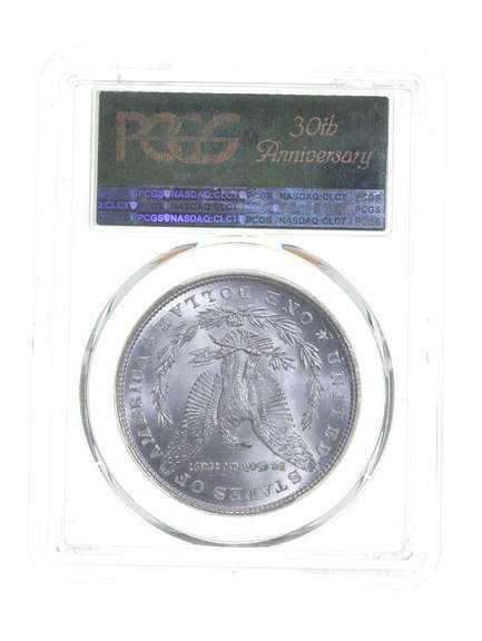 MS67 1885 Morgan Silver Dollar - 30th Anniversary - Sight White PCGS