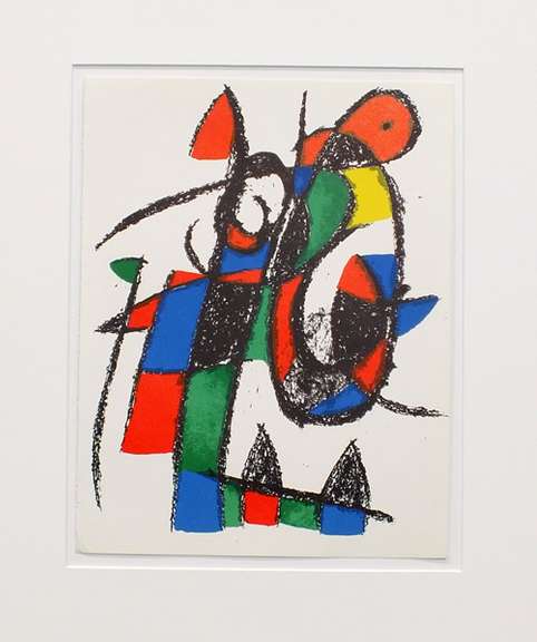 Miro, limited edition lithograph 1975
