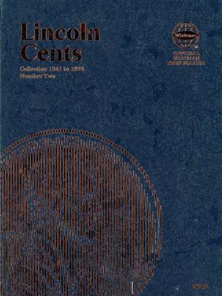 Set of Lincoln Wheat Cents 1941-1974-S in Album