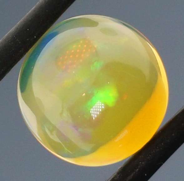 Round cut! 2.71ct unheated Welo Jelly Opal