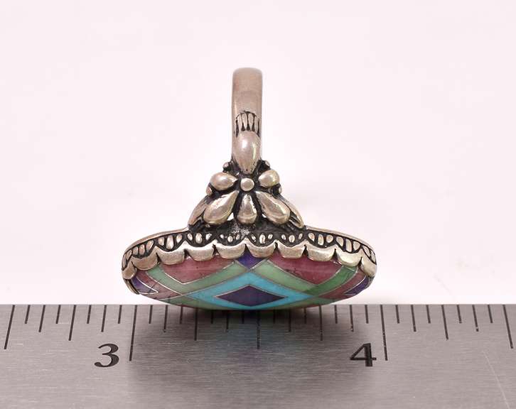 Multi-gem Sterling Silver Ring