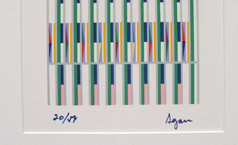 Original rare limited edition Agam. Hand signed by the artist