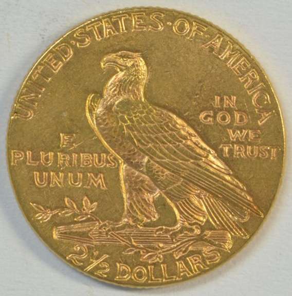 Fully struck BU 1927 US $2.50 Indian Gold Piece. Nice