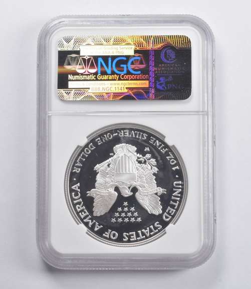 PF69 UCAM 2006-W American Silver Eagle Signed Jones NGC