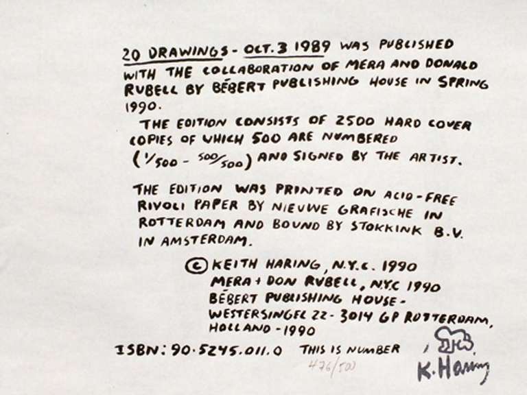 Very Collectable limited edition Keith Haring