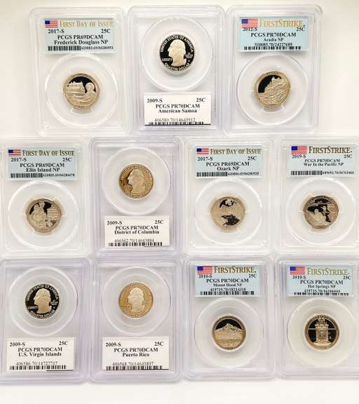 Very nice 11 certified quarters