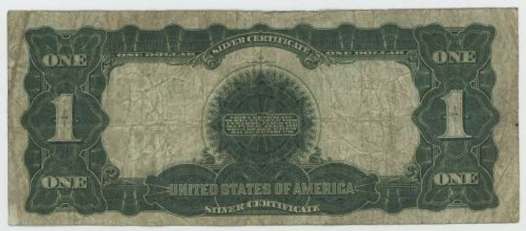 Series of 1899 Large Size $1 Black Eagle Silver Certificate