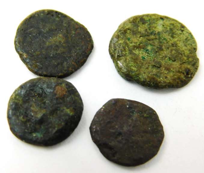 4 Roman Empire Crusader Coins