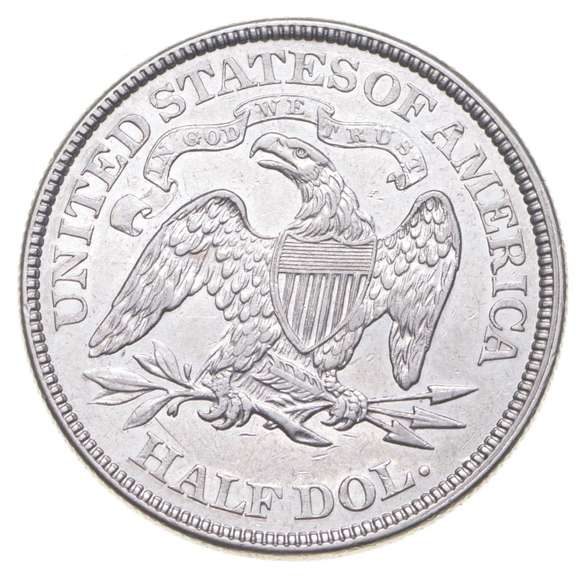 1870 Seated Liberty Half Dollar