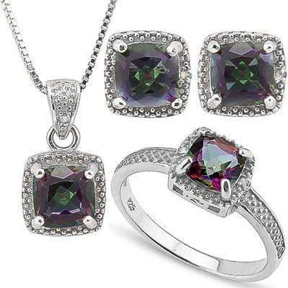 4 1/2 ct MYSTIC GEMSTONE SET