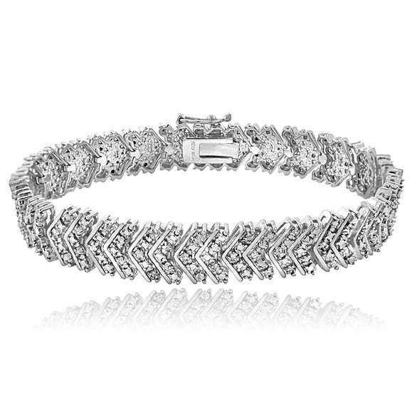 Diamond Chevron Bracelet