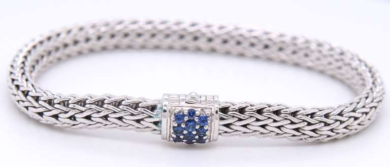 John Hardy Sapphire Classic Chain Bracelet