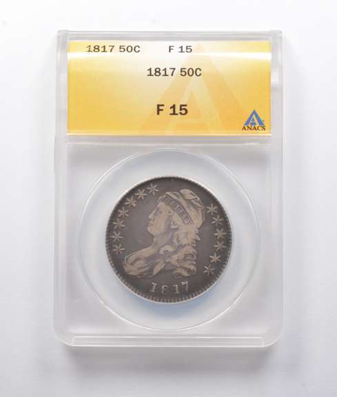 F15 1817 Capped Bust Half Dollar ANACS