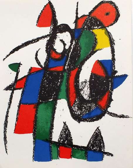 Miro, limited edition lithograph 1975