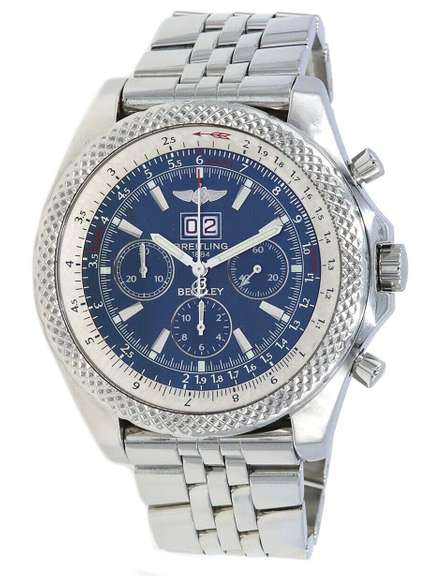 Breitling Bentley 6.75 Speed Chronograph 48MM Blue Dial Men's Watch