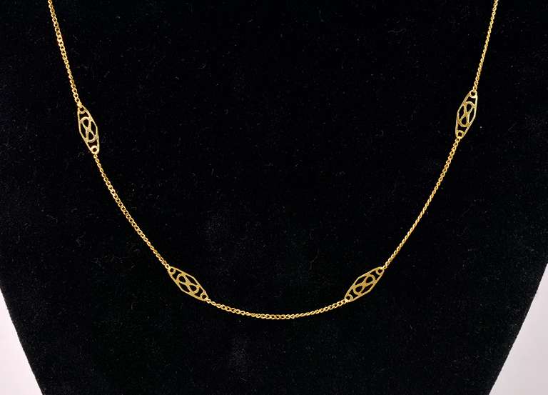 Fantastic BY The Yard Necklace in 14K Yellow Gold