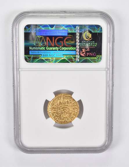 Ch XF AD 610-641 Byzantine Empire AV Solidus Heraclius NGC Ancients