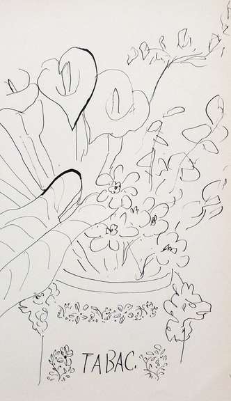 Rare H. Matisse original offset lithograph, 1943